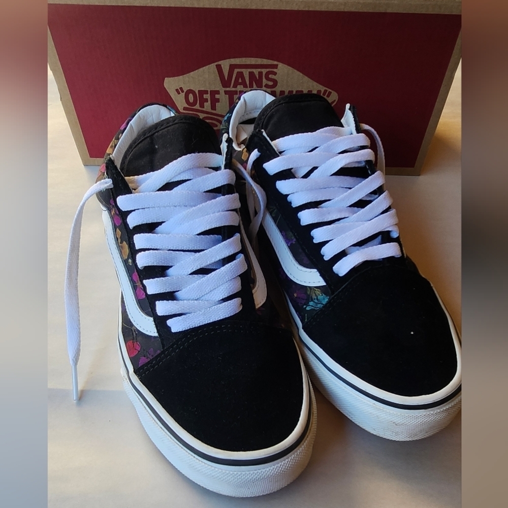 Vans Old Skool Pressed Floral Skate Shoes